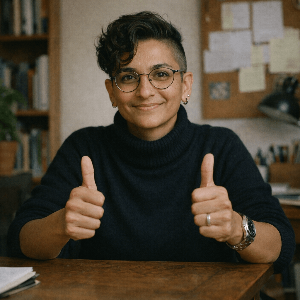 Portrait of an editor