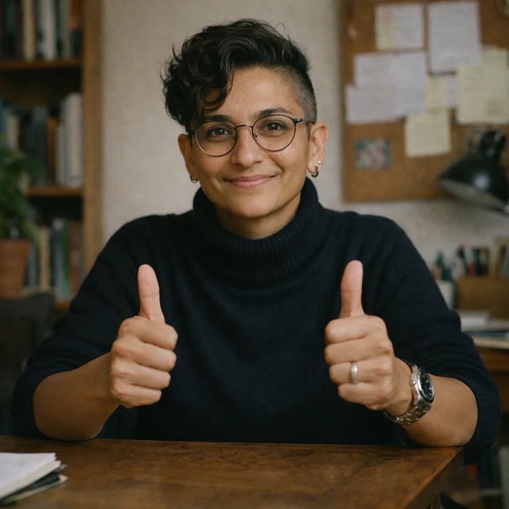 Portrait of an editor